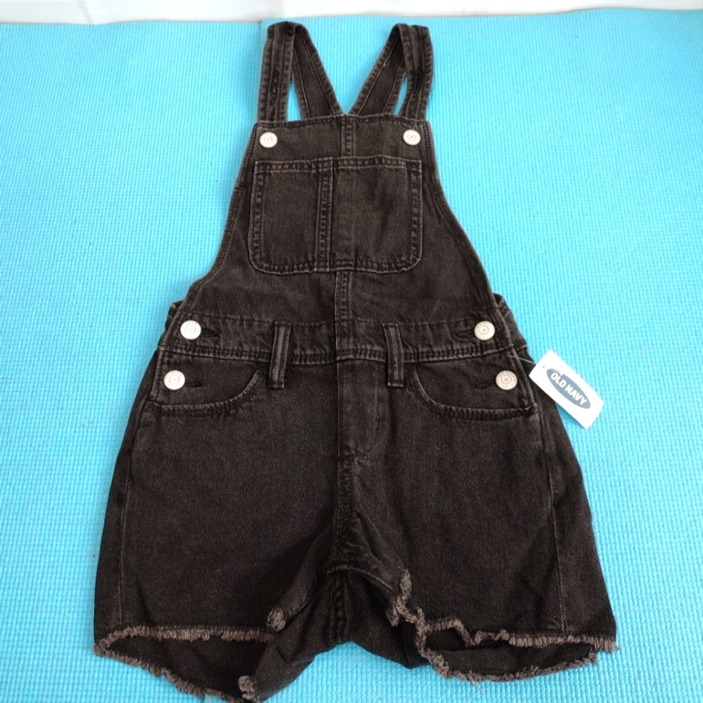 NWT Old Navy Girl's Shortalls Jean Romper Overall S (6-7)